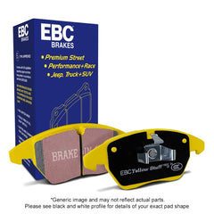 EBC 09-12 Porsche 911 (997) (Cast Iron Rotor only) 3.6 Carrera 2 Yellowstuff Rear Brake Pads