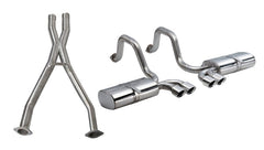 CORSA 97-04 Corvette C5 Sport 2.5 Cat-Back Exhaust System 4in Twin Tips