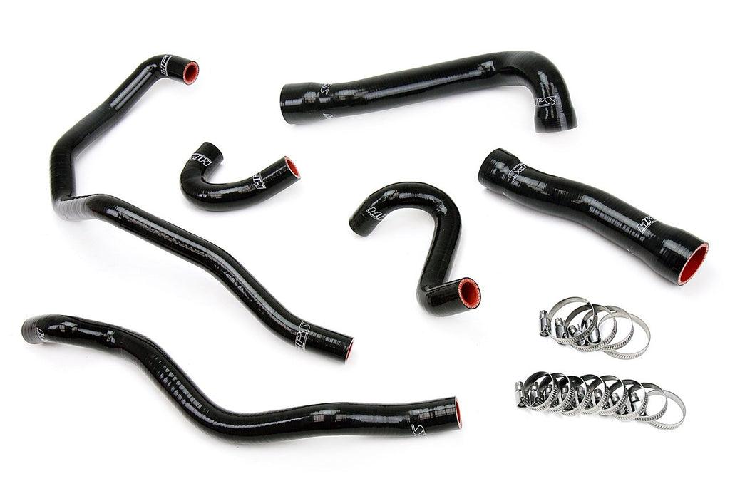 HPS Silicone Radiator + Heater Coolant Hose Kit BMW Black