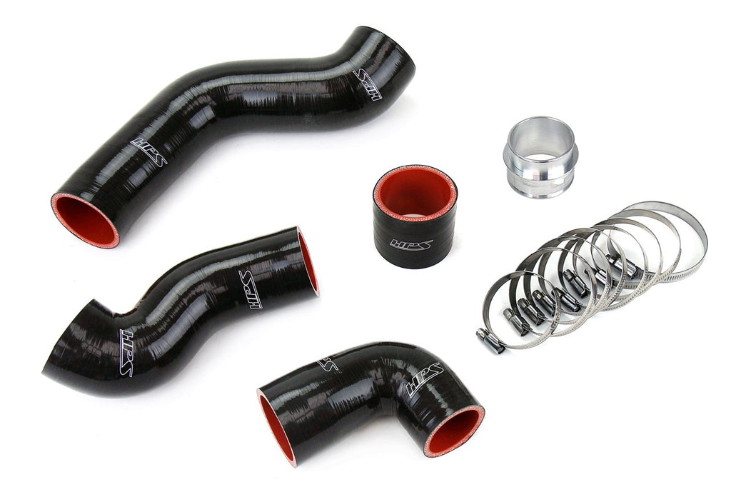 HPS Silicone Intercooler Boost Hose Kit Volkswagen Golf GTI MK4 - Black