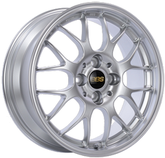 BBS RG-R 712H - 17x7 4x100 ET38 Diamond Silver Wheel -70mm PFS/Clip Required