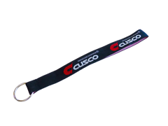 Cusco Keychain with Ring - Black Strap with Cusco Logo
