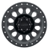 Method MR315 17x8.5 0mm Offset 8x6.5 130.81mm CB Matte Black Wheel