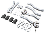 AWE Tuning Track Edition Cat-Back Exhaust for BMW G8X M3/M4 - Diamond Black Tips