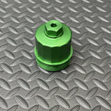 KELTHO Mercedes-Benz / Mercedes-AMG M157 / M278 Billet Oil Filter Cap - Green - product photo