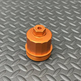 KELTHO Mercedes-Benz / Mercedes-AMG M157 / M278 Billet Oil Filter Cap - Orange - product photo