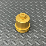 KELTHO Mercedes-Benz / Mercedes-AMG M157 / M278 Billet Oil Filter Cap - Yellow - product photo
