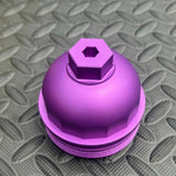 KELTHO Audi R8 Gen 2 / Lamborghini Huracán 5.2L V10 Billet Oil Filter Cap - Purple - product photo