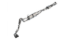 Borla 20-26 Ford F250/F350 SD 7.3L V8 CC SB (160in WB) (SRW) S-Type Cat-Back Exhaust - Blk Chrome