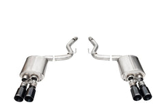 Corsa 2024-2025 Ford Mustang V8 5.0L 3in Axle-Back Exhaust System w/ Twin 4in Black Straight Tips