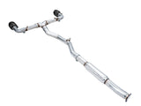 AWE Tuning Subaru BRZ / Toyota GR86 / Toyota 86 Track Edition Cat-Back Exhaust- Diamond Black Tips