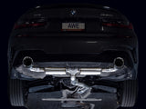 AWE Tuning 19-23 BMW 330i / 21-23 BMW 430i Base G2X Touring Axle-Back Exhaust - Chrome Silver