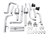 AWE Tuning 4th Gen GM 1500 6.2L 0FG Cat-Back Split Rear Exit (w/ Bumper Cutouts) - Quad Diamond Tips