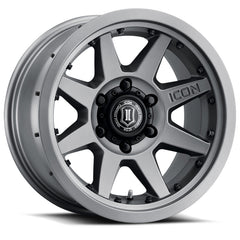 ICON Rebound Pro 17x8.5 / 5x5.5 / 0mm / 4.75in BS Titanium Wheel