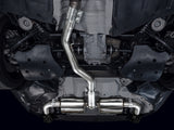 AWE 19-23 BMW 330i / 21-23 BMW 430i Base G2X Touring (Excl. Conv) Axle-Back Exhaust - Diamond Black