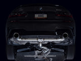 AWE Tuning 19-23 BMW 330i / 21-23 BMW 430i Base G2X Track Edition Axle-Back Exhaust - Chrome Silver
