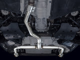 AWE Tuning 19-23 BMW 330i / 21-23 BMW 430i Base G2X Track Edition Axle-Back Exhaust - Chrome Silver