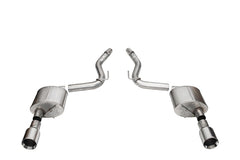Corsa 2024 Ford Mustang GT Sport Axle-Back Dual Rear Exit with 4.5in Straight Cut Polished Tips