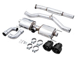 AWE Tuning Subaru BRZ/ Toyota GR86/ Toyota 86 Touring Edition Cat-Back Exhaust- Diamond Black Tips
