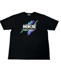 HKS T-SHIRT SUPER RACING v2 BLACK L