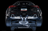 AWE Tuning 2020 Toyota Supra A90 Resonated Touring Edition Exhaust - 5in Chrome Silver Tips