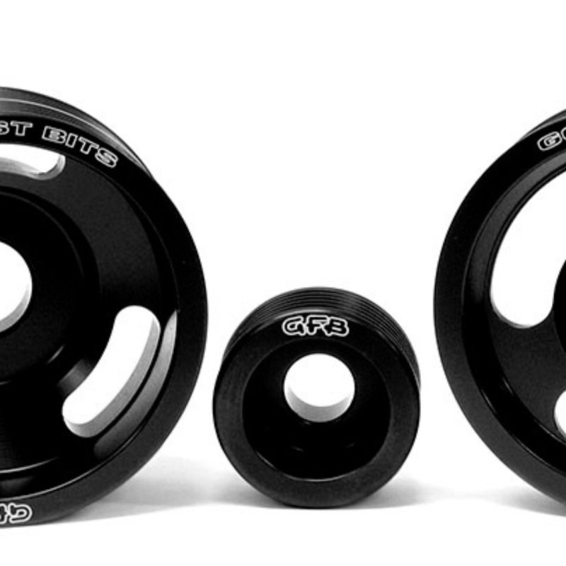 GFB 0410 WRX/STI 3 Piece UnderDrive Pulley Kit w/ Belts (Crank Alter