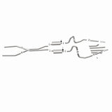 MagnaFlow Sys Cat-Back 68-72 GM A-Body Chevelle et
