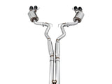 AWE Tuning 2018+ Ford Mustang GT (S550) Cat-Back Exhaust - Touring Edition (Quad Diamond Black Tips)