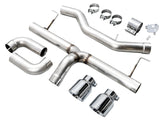 AWE Tuning 19-23 BMW 330i / 21-23 BMW 430i Base G2X Track Edition Axle-Back Exhaust - Chrome Silver