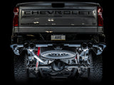 AWE Tuning 4th Gen GM 1500 6.2L 0FG Cat-Back Split Rear Exit (w/ Bumper Cutouts) - Quad Chrome Tips