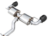 AWE Tuning Subaru BRZ/ Toyota GR86/ Toyota 86 Touring Edition Cat-Back Exhaust- Diamond Black Tips