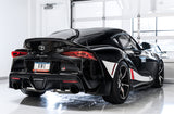AWE Tuning 2020 Toyota Supra A90 Resonated Touring Edition Exhaust - 5in Diamond Black Tips