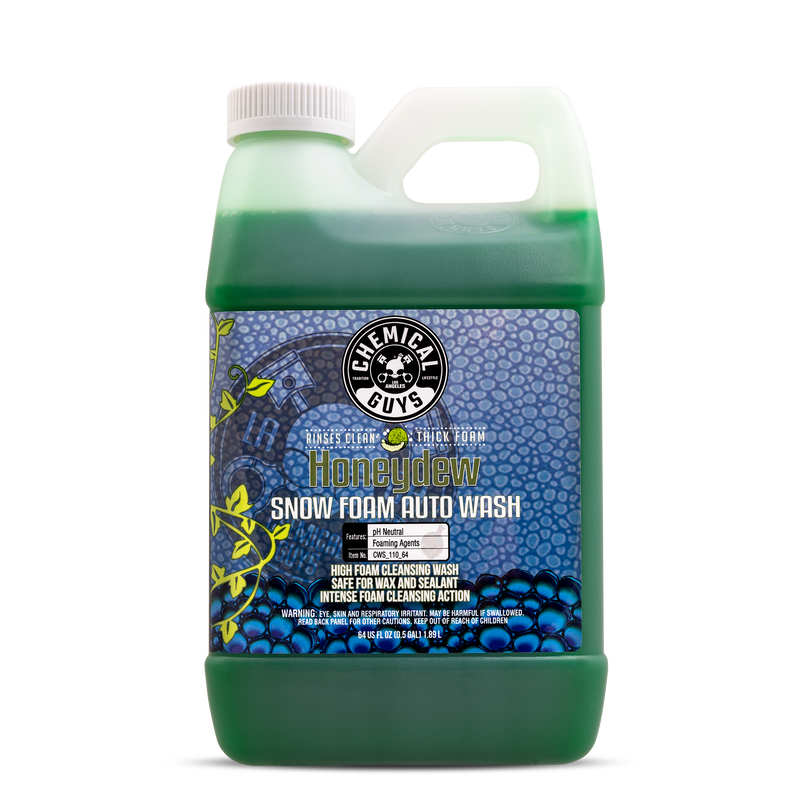 Chemical Guys HONEYDEW SNOW FOAM EXTREME SUDS CLEANSING WASH SHAMPOO - 64oz
