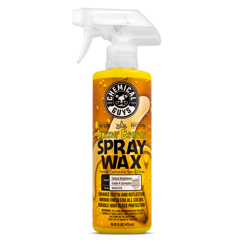 Chemical Guys Blazin' Banana Carnauba Spray Wax - 16oz