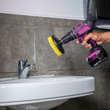 CHEMICAL GUYS SPINNER CARPET DRILL BRUSH, MEDIUM DUTY