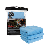 Chemical Guys Workhorse Professional Microfiber Towel - 16in x 16in - Blue - 3 Pack