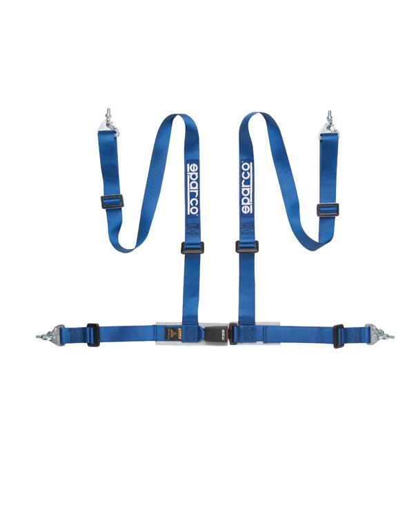Sparco 2 INCH 4PT SNAP-IN Blue Harness