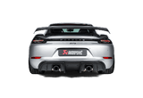 Akrapovic PORSCHE 718 CAYMAN GTS 4.0 / BOXSTER GTS 4.0 Rear Carbon Fiber Diffuser - Matte.