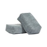 Chemical Guys Workhorse Premium Microfiber Applicator - 5in x 3in x 1.5in - Gray - 2 Pack