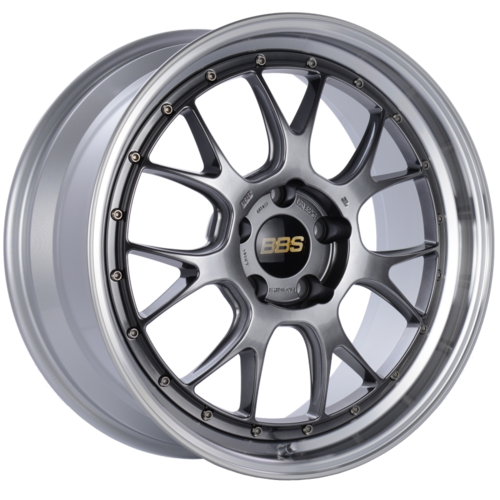 BBS LM-R 306 19x8.5 5x120 ET32 Diamond Black Center Diamond Cut Lip Wheel -82mm PFS/Clip Required