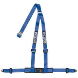 Sparco 2 INCH 3PT BOLT-IN Blue Harness