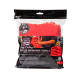Chemical Guys Happy Ending Ultra Edgeless Microfiber Towel - 16in x 16in - Red - 3 Pack