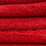 Chemical Guys Happy Ending Ultra Edgeless Microfiber Towel - 16in x 16in - Red - 3 Pack