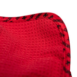 Chemical Guys Waffle Weave Glass & Window Microfiber Towel - 24in x 16in - Red
