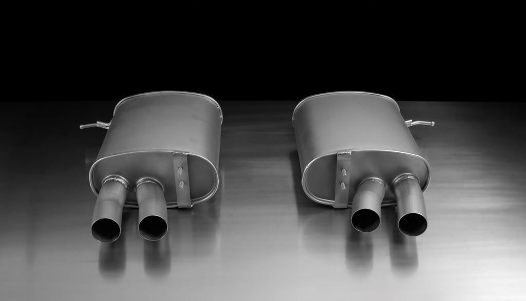 Remus BMW 3 Series E92/E93/E90 Axle Back Racing sport Exhaust with Black Chrome Tail Pipe Set