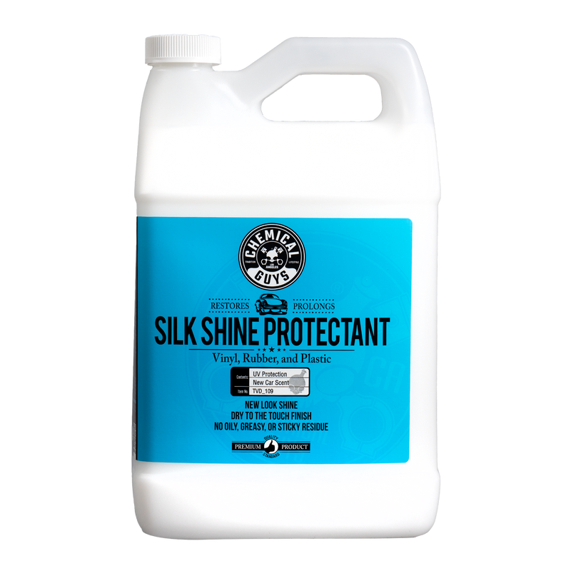 Chemical Guys SILK SHINE VINYL, RUBBER, PLASTIC SATIN PROTECTANT DRESSING - 1 Gallon