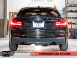 AWE Tuning BMW F22 M235i / M240i Touring Edition Axle-Back Exhaust - Chrome Silver Tips (102mm)