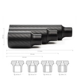 Nuke Performance Cavernous Carbon Fiber Shift Knob - Matte Finish, 95mm