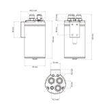 Nuke Performance 0.75 Liter Oil Catch Can