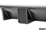 Kohlenstoff F8X M3 / M4 Carbon Rear Diffuser + LED Brake Lamp